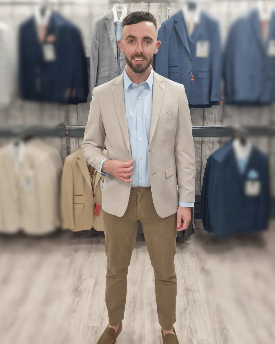Mayfair Stone Jacket with Sand Chino