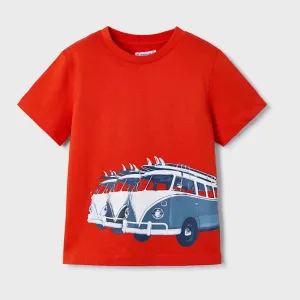 Mayoral Boys Campervan T-Shirt 3047 Red