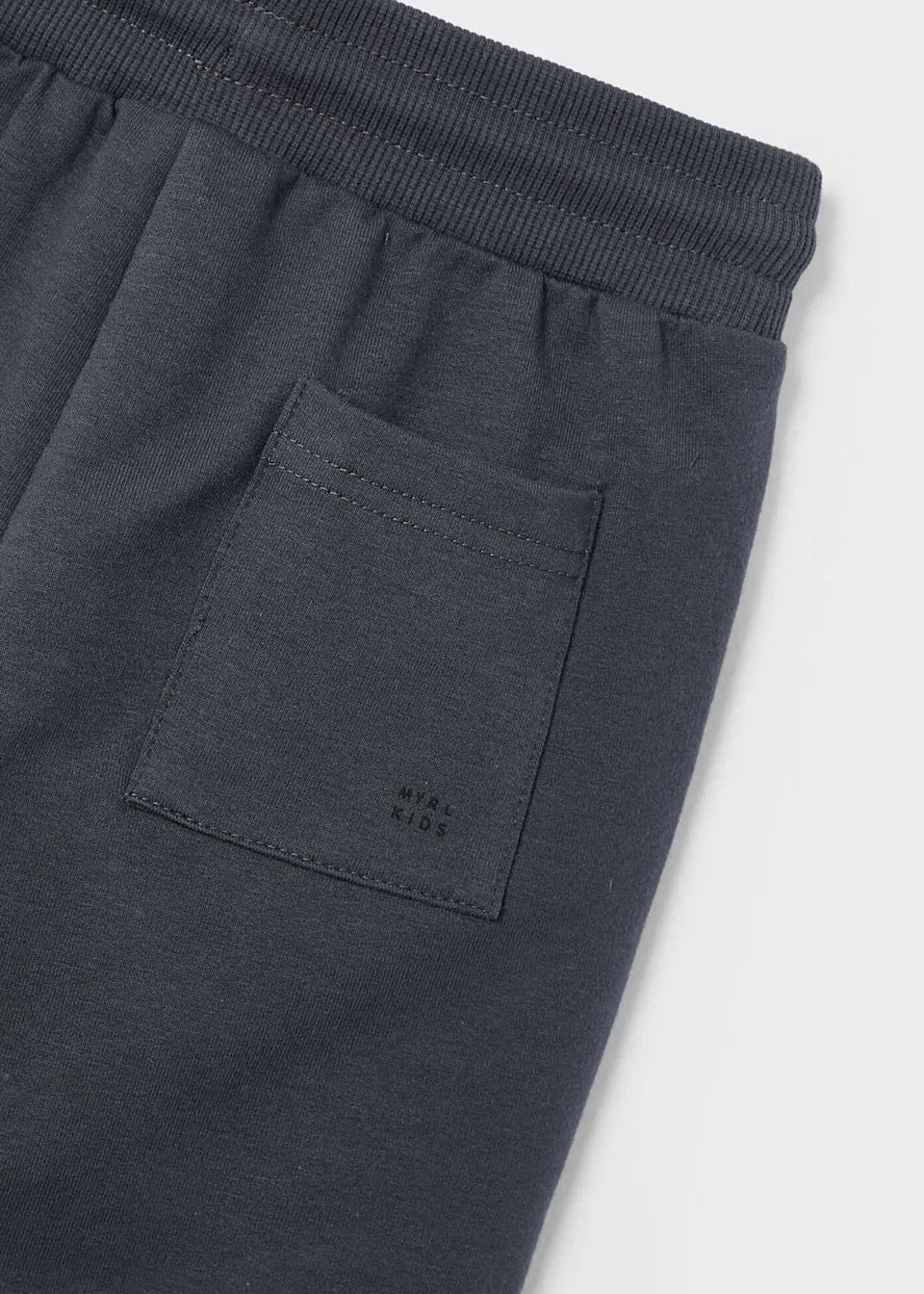 Mayoral Boys Jersey Shorts 611 Charcoal Ss25