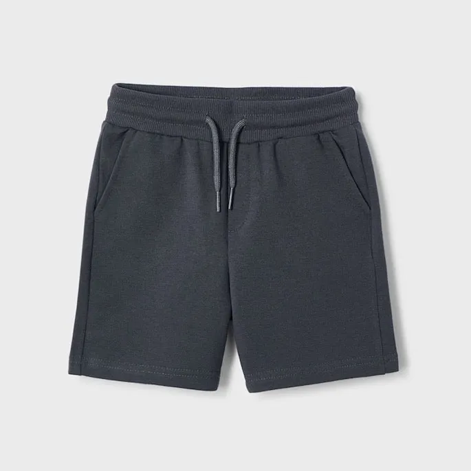 Mayoral Boys Jersey Shorts 611 Charcoal Ss25