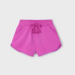 Mayoral Girls Jersey Shorts 607 Orchid Ss25