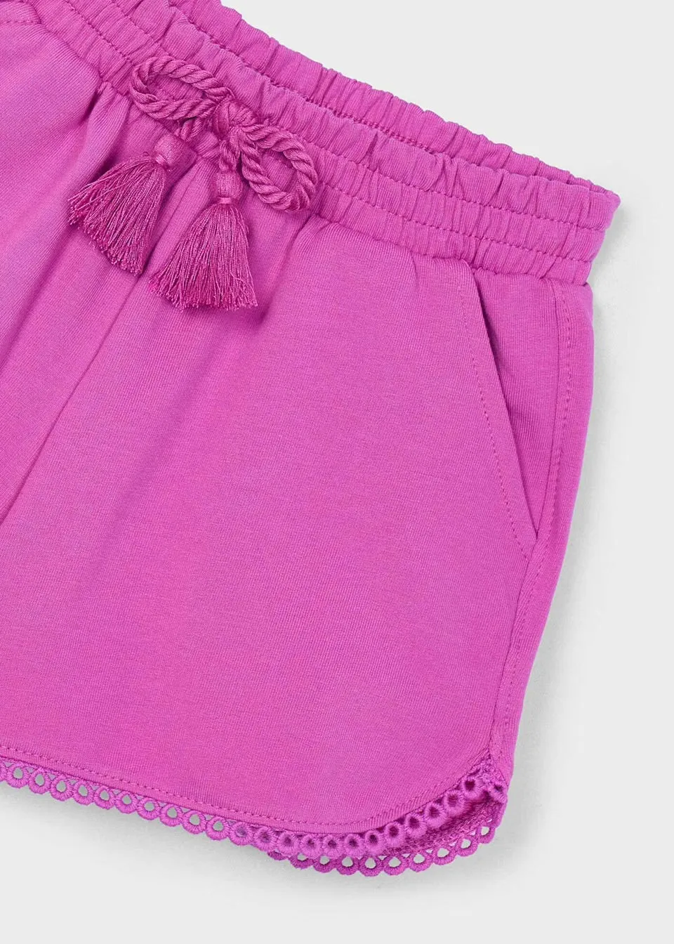 Mayoral Girls Jersey Shorts 607 Orchid Ss25