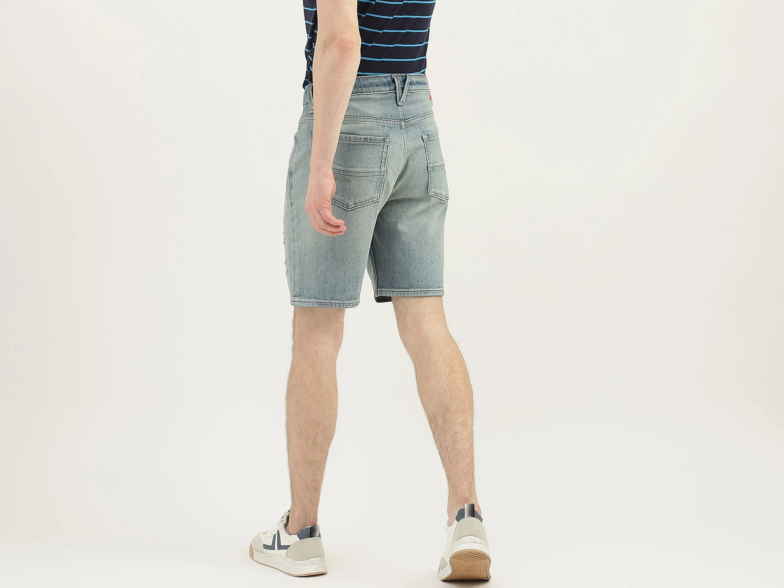 Men Solid Slim Fit Shorts