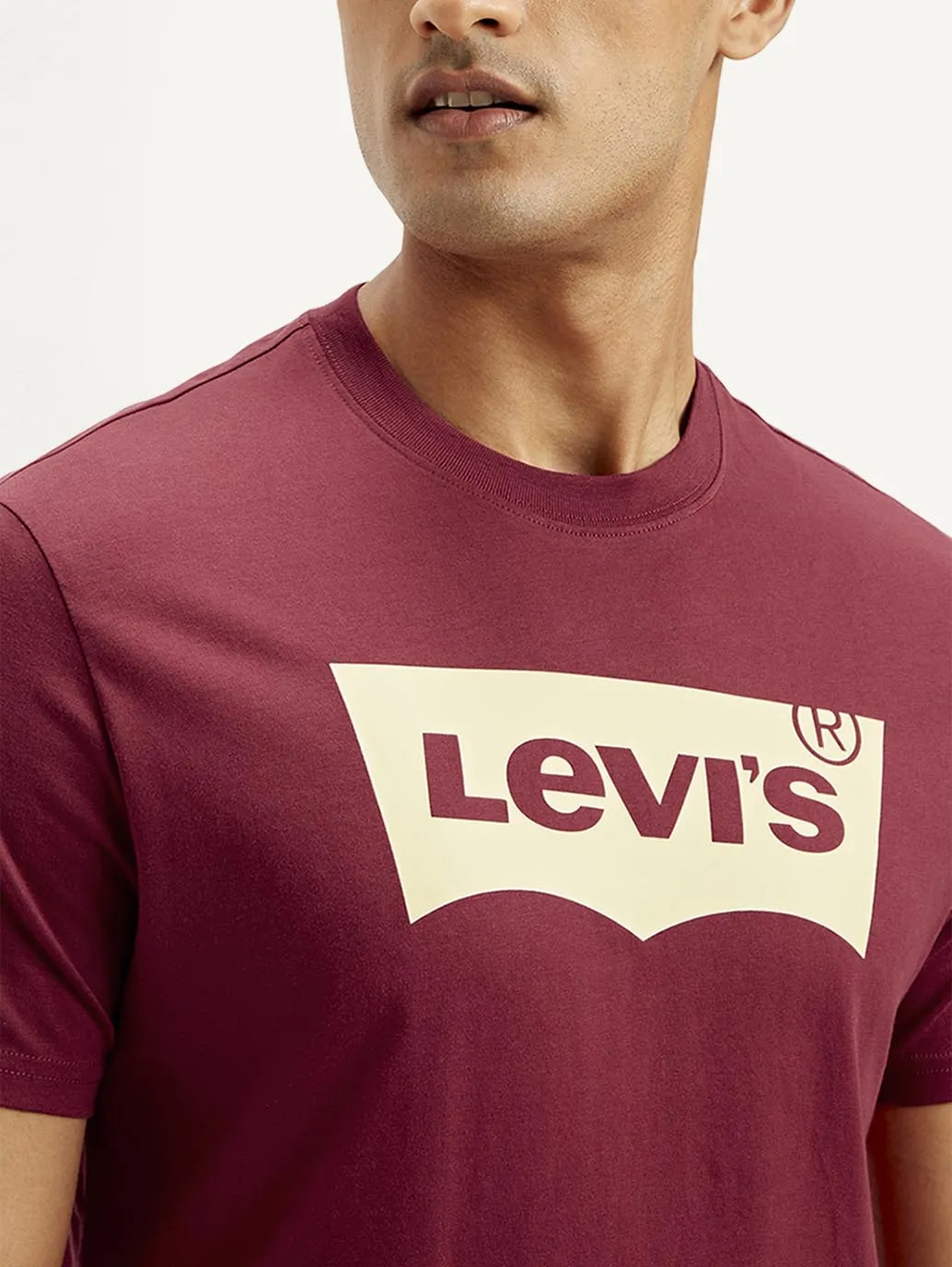 Men's Brand Logo Slim Fit T-shirt