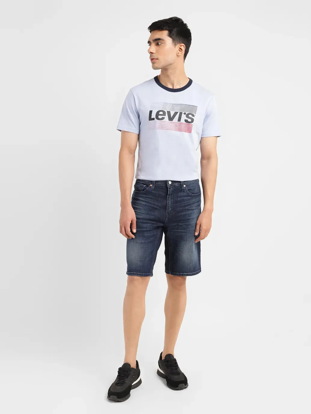 Men's Dark Indigo Regular Fit Shorts
