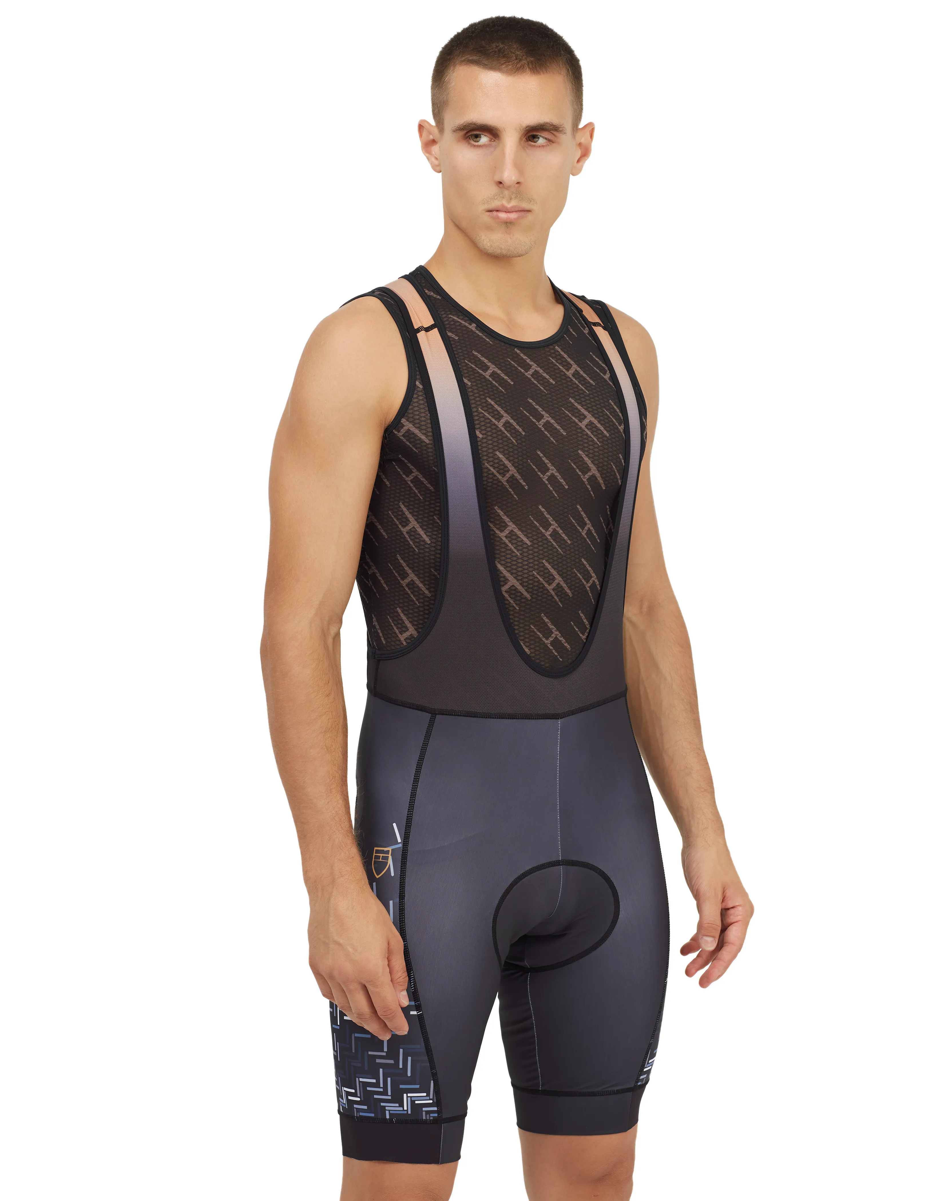 Men's Dégradé Bib - Black