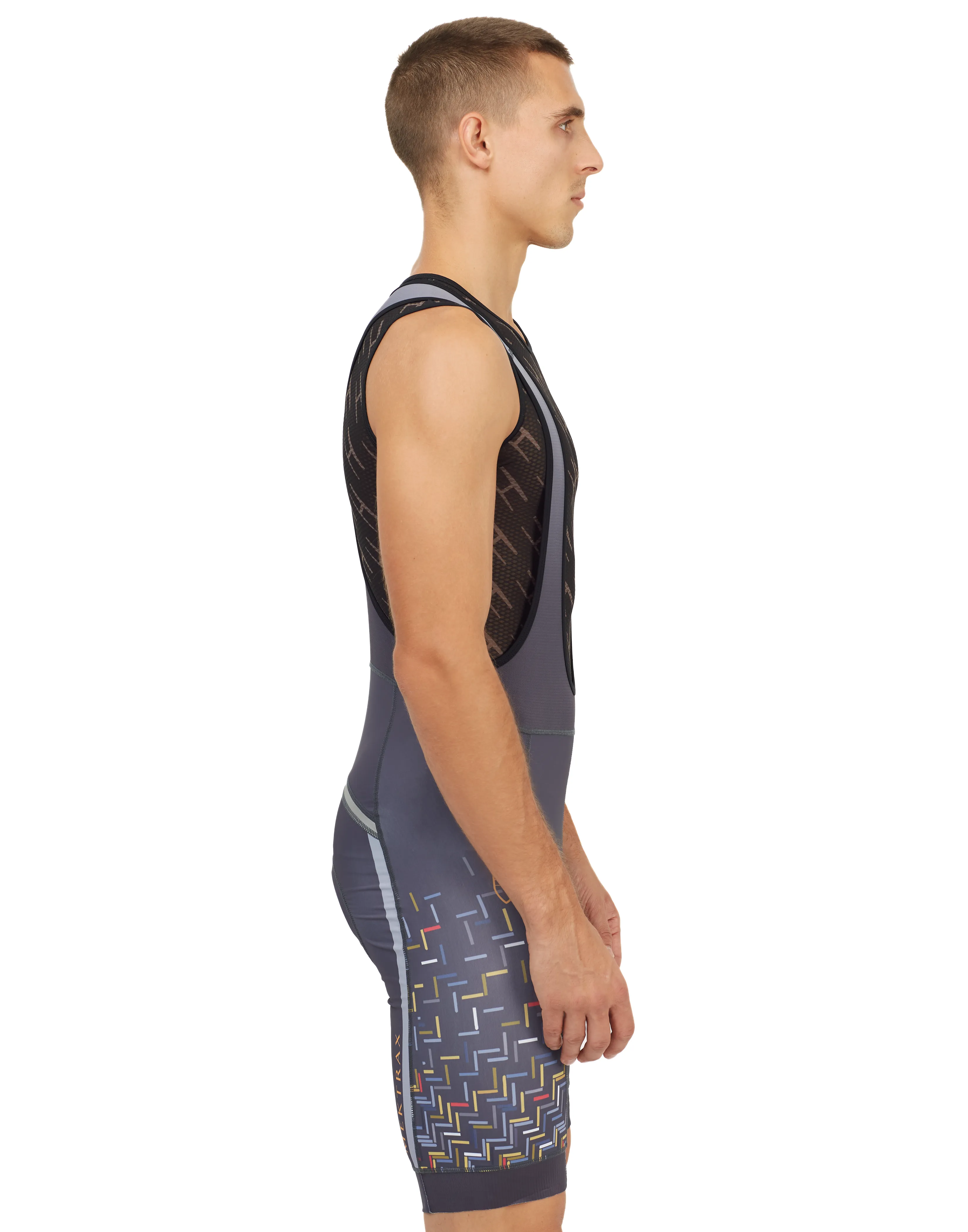 Men's Dégradé Bib - White