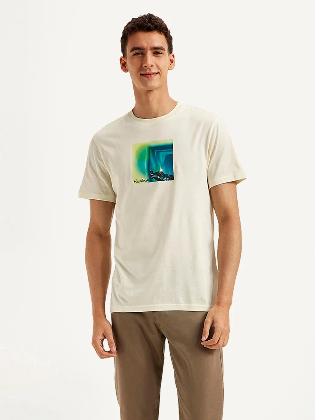 Men's Graphic Print Slim Fit T-shirt