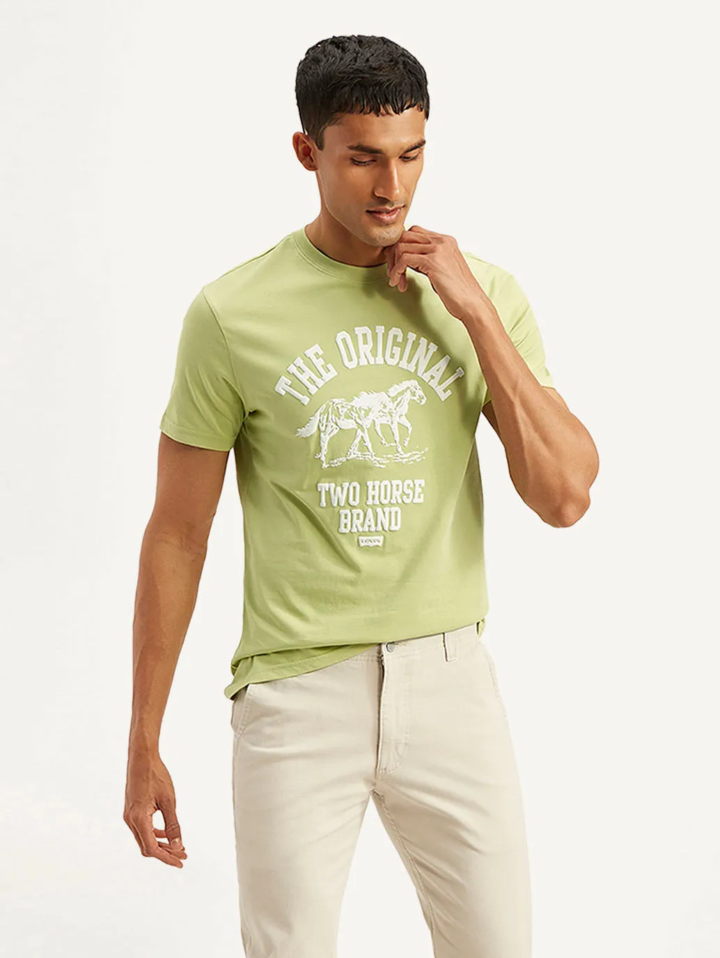 Men's Graphic Print Slim Fit T-Shirt