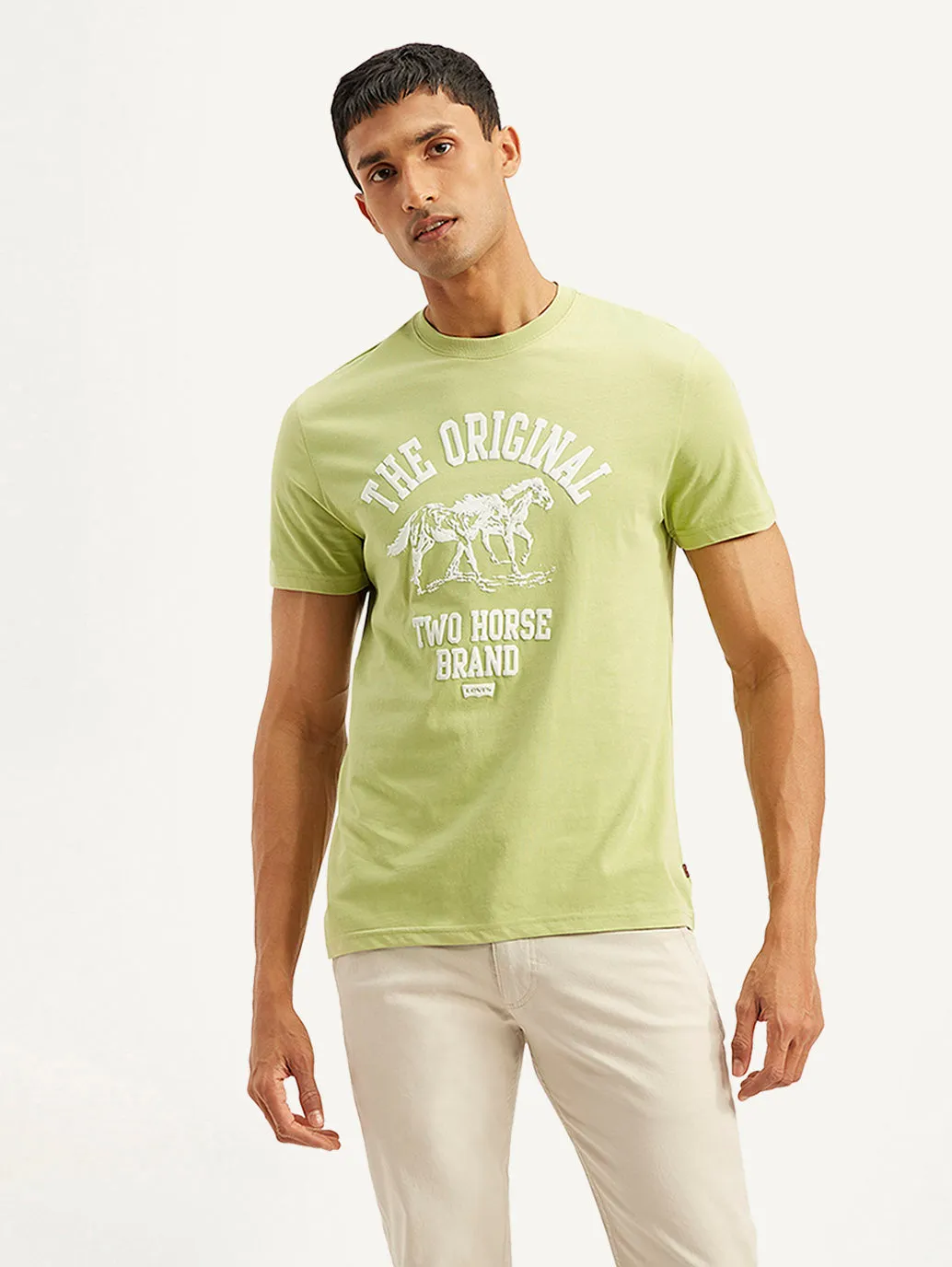 Men's Graphic Print Slim Fit T-Shirt