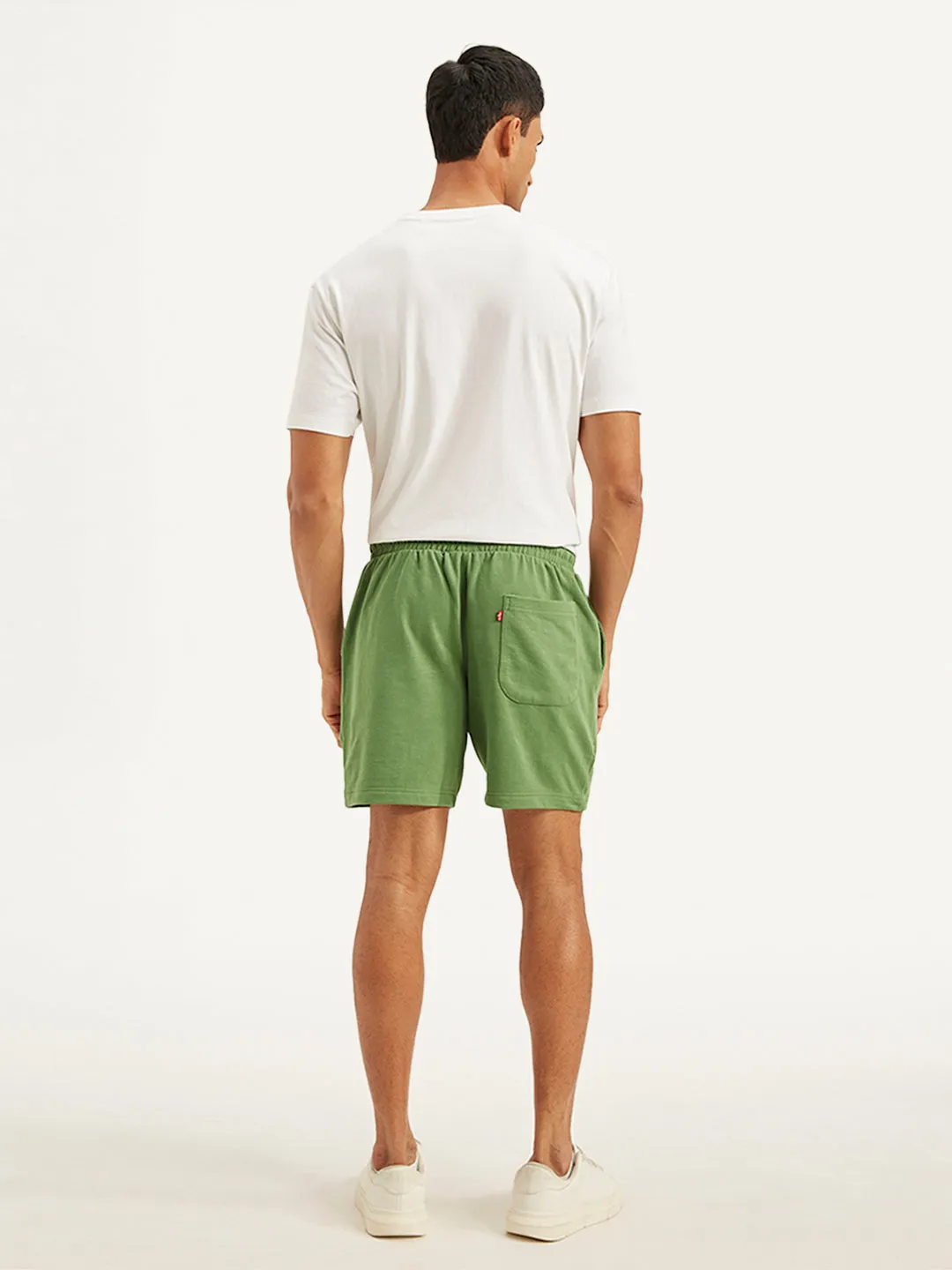 Men's Green Regular Fit Shorts