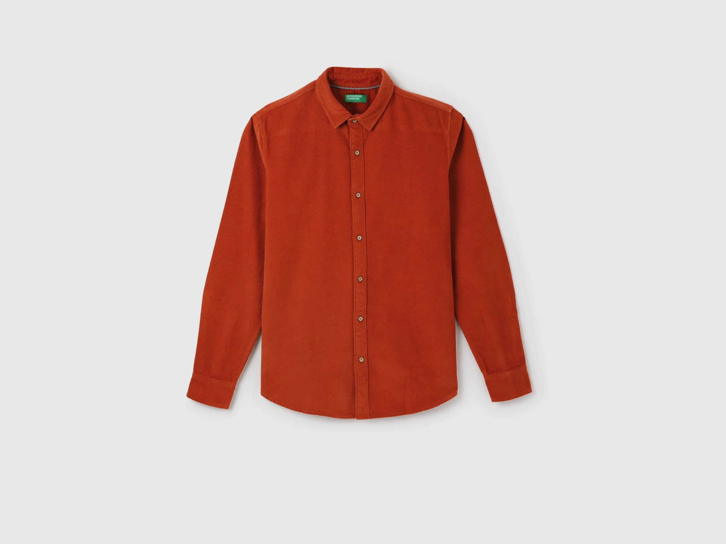 Men's Regular Fit Spread Collar Textured Shirts