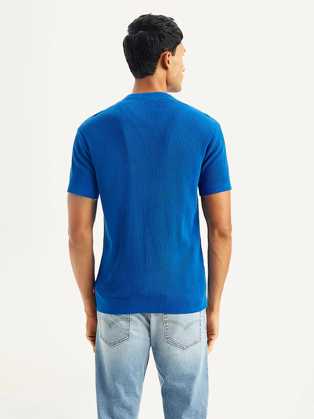 Men's Textured Slim Fit T-Shirt