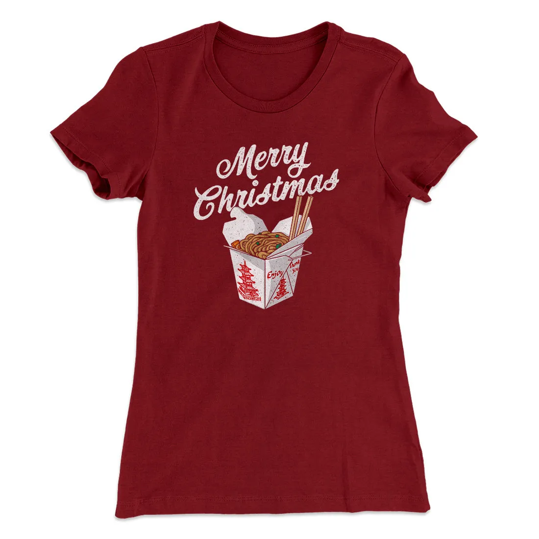 Merry Christmas Takeout Women's T-Shirt