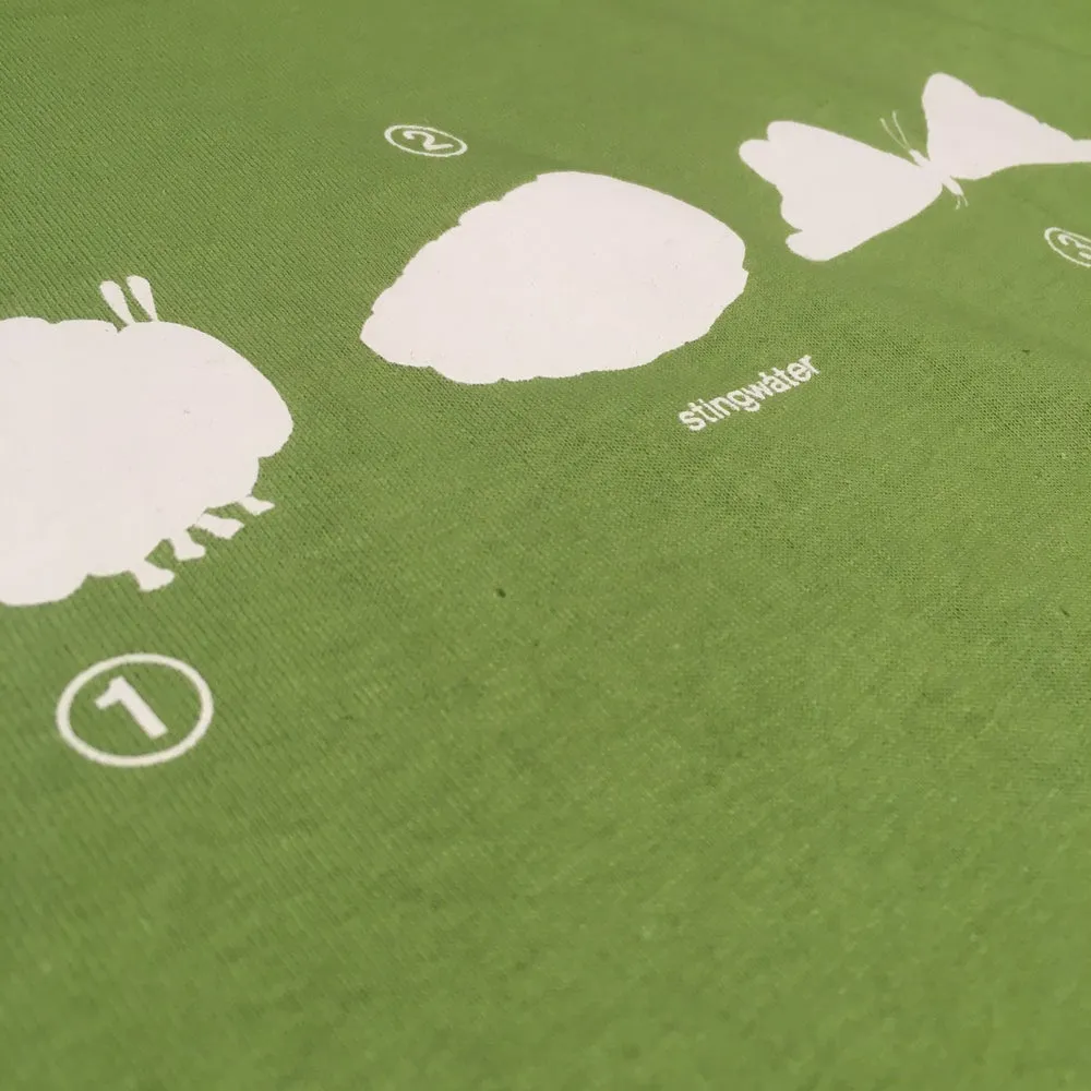 Metamorphosis T shirt kiwi green
