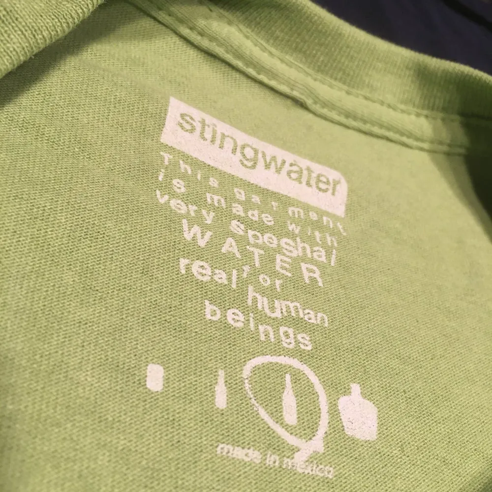 Metamorphosis T shirt kiwi green