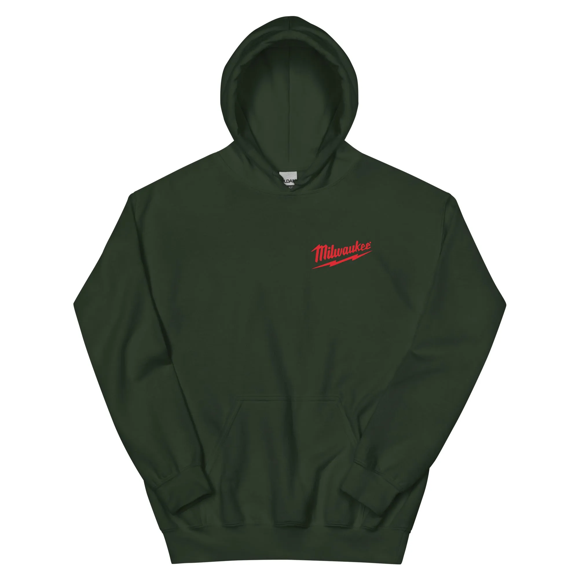 Milwaukee Trump Camo Hoodie Dog Hunt Sweater Shirt Full Hand Drill Tool