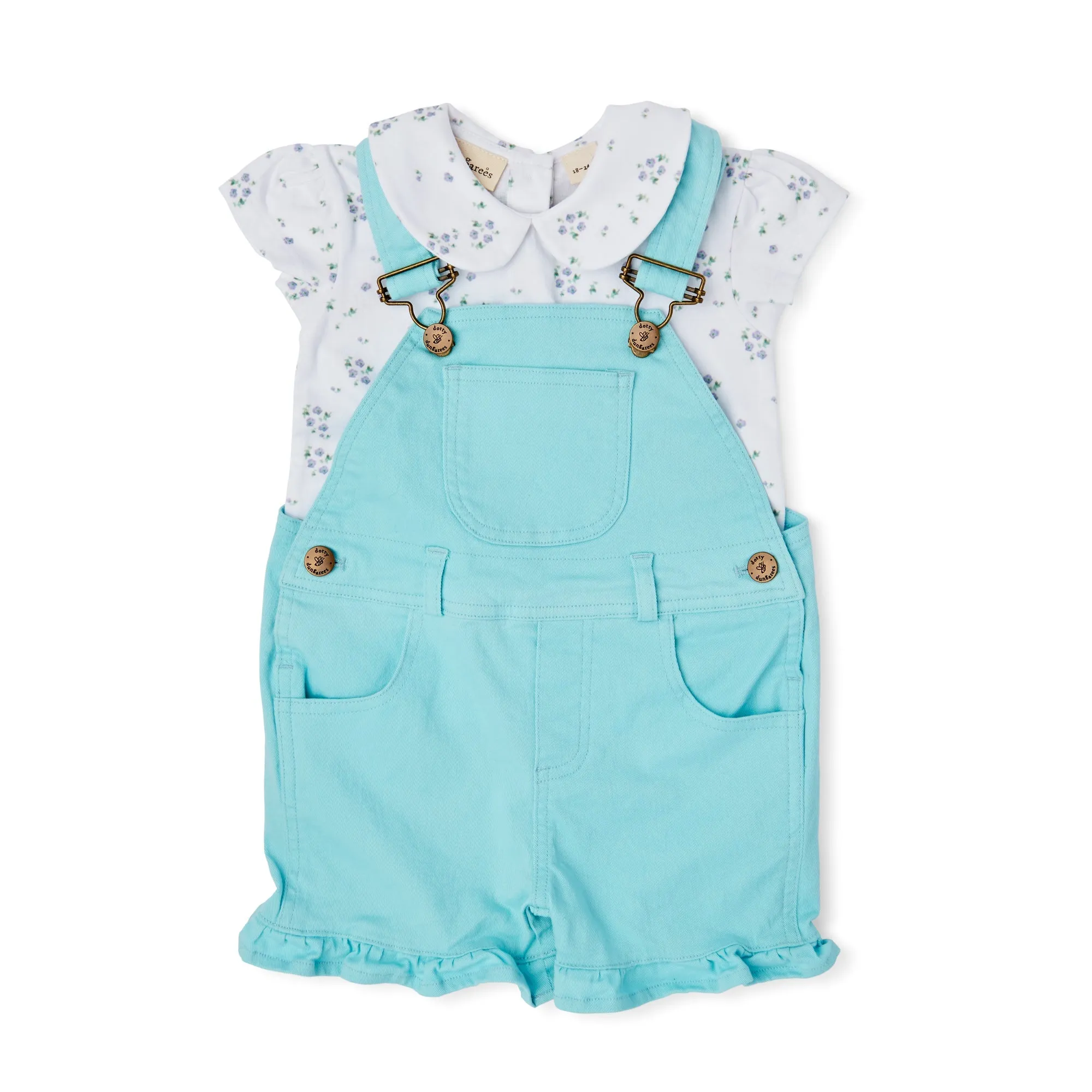 Mint Frill Shorts