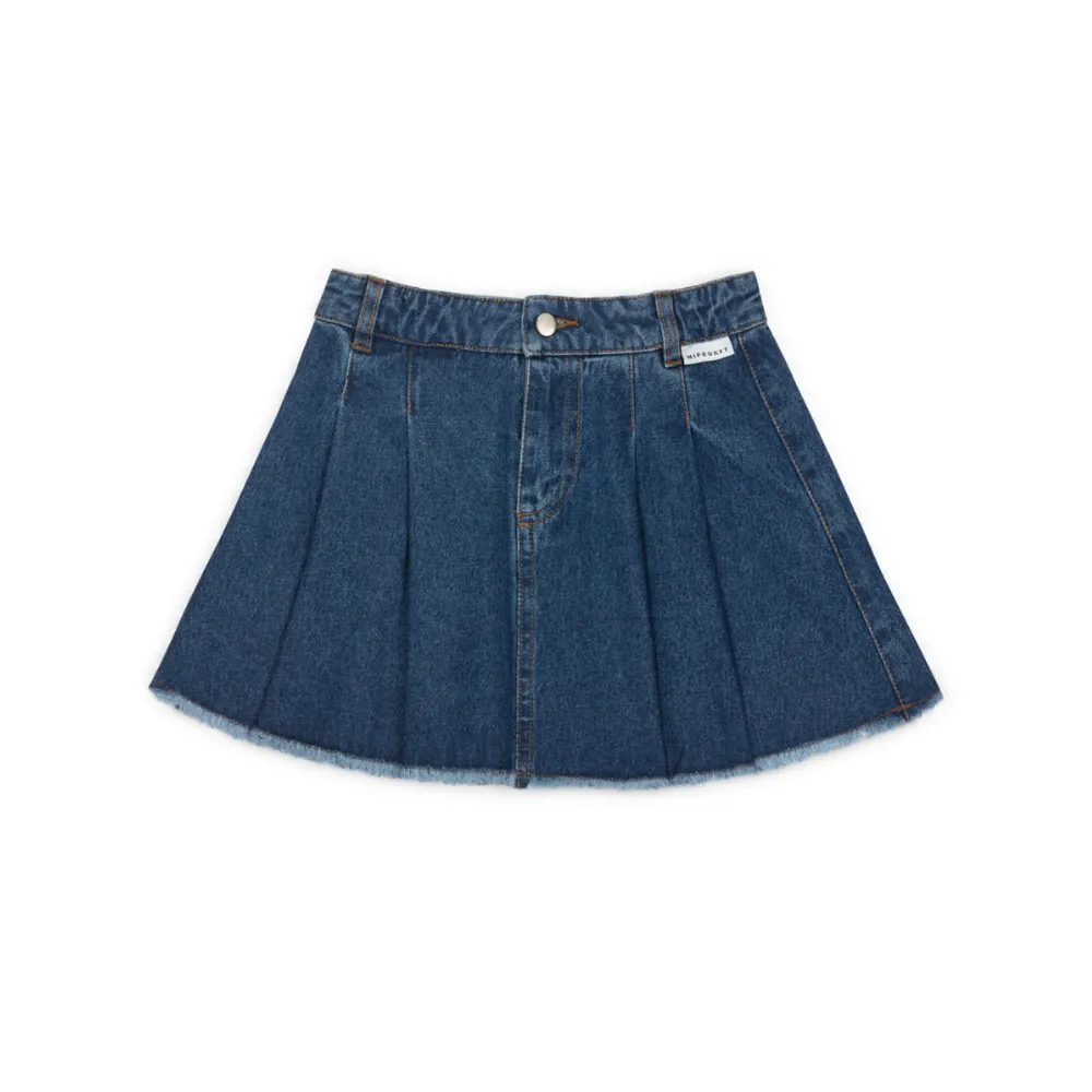 Mipounet Lola Mini Skirt, Denim