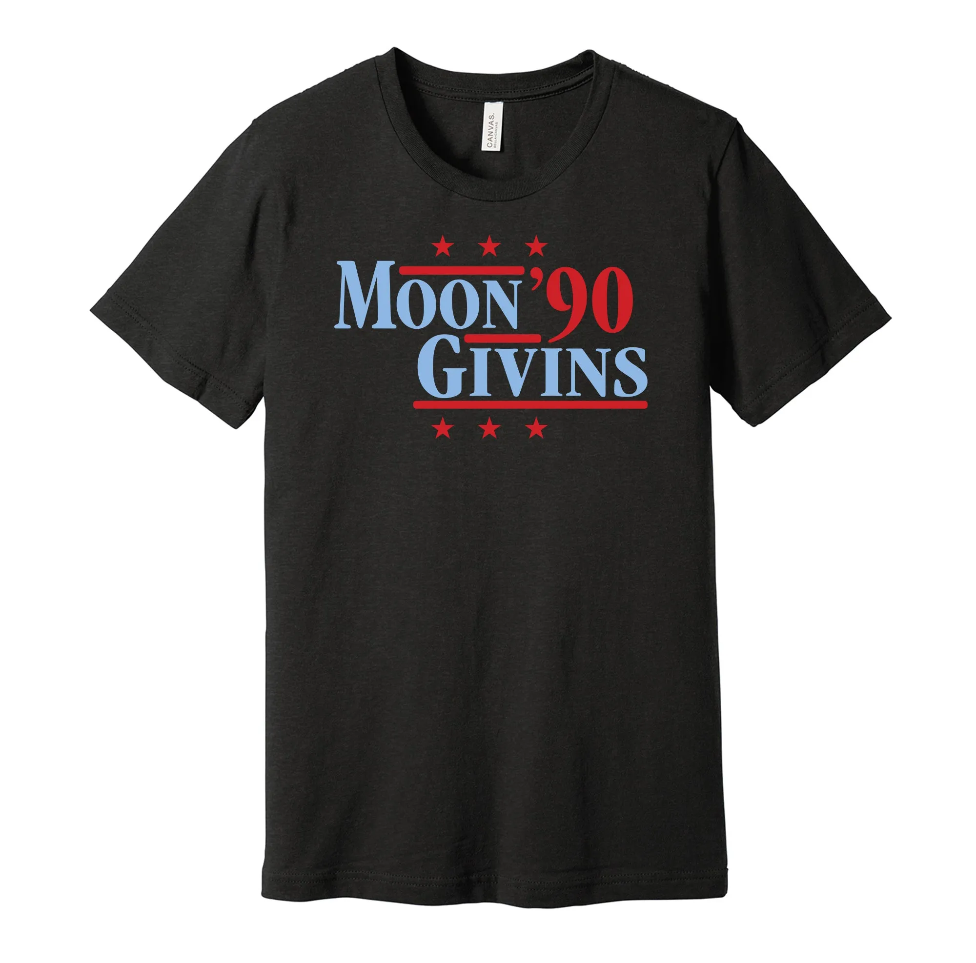 Moon & Givins '90 - Houston Football Legends Political Campaign Parody T-Shirt - Hyper Than Hype Shirts