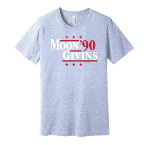 Moon & Givins '90 - Houston Football Legends Political Campaign Parody T-Shirt - Hyper Than Hype Shirts
