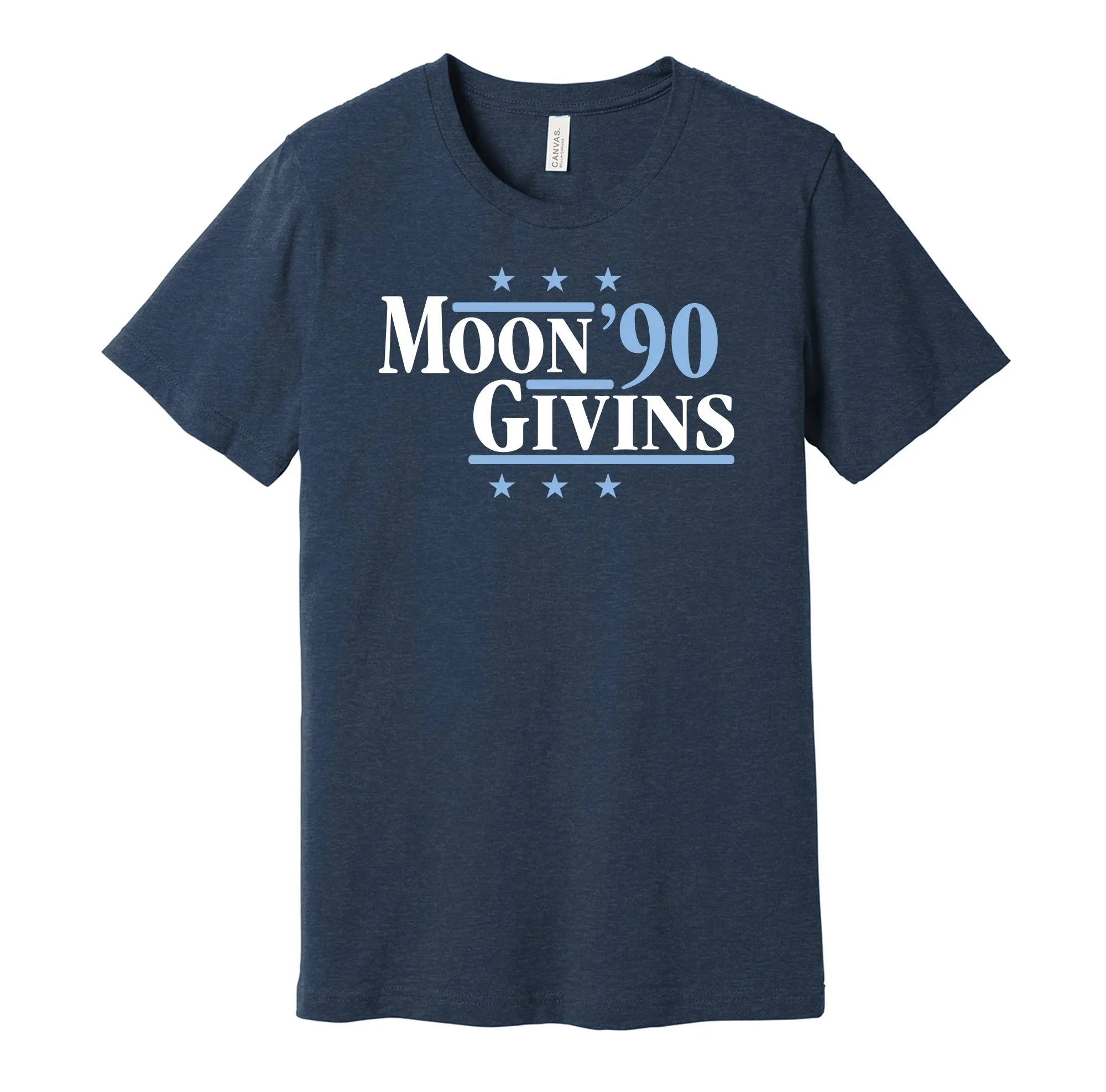 Moon & Givins '90 - Houston Football Legends Political Campaign Parody T-Shirt - Hyper Than Hype Shirts