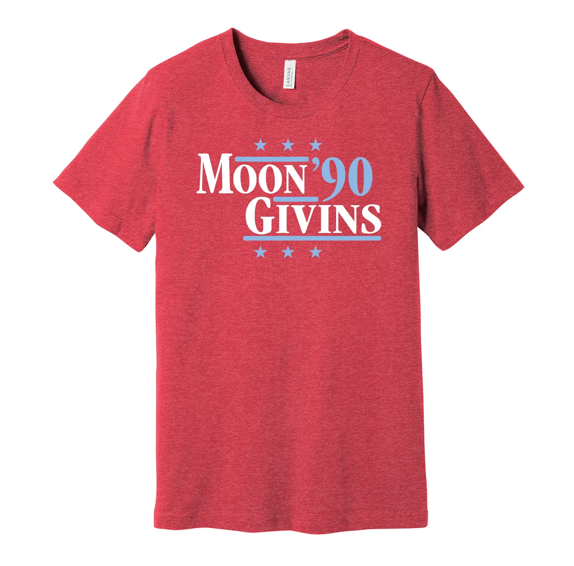 Moon & Givins '90 - Houston Football Legends Political Campaign Parody T-Shirt - Hyper Than Hype Shirts