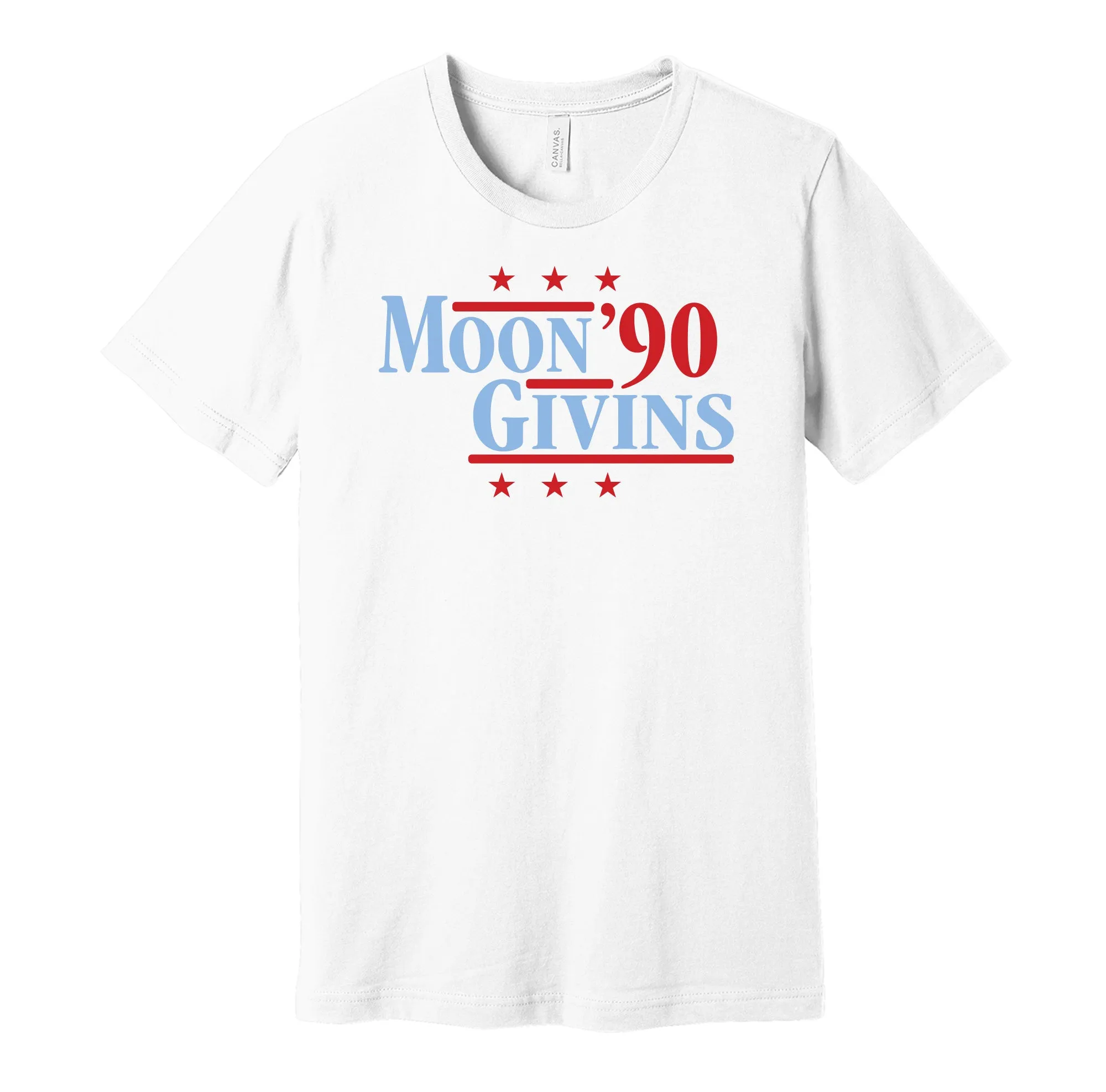 Moon & Givins '90 - Houston Football Legends Political Campaign Parody T-Shirt - Hyper Than Hype Shirts