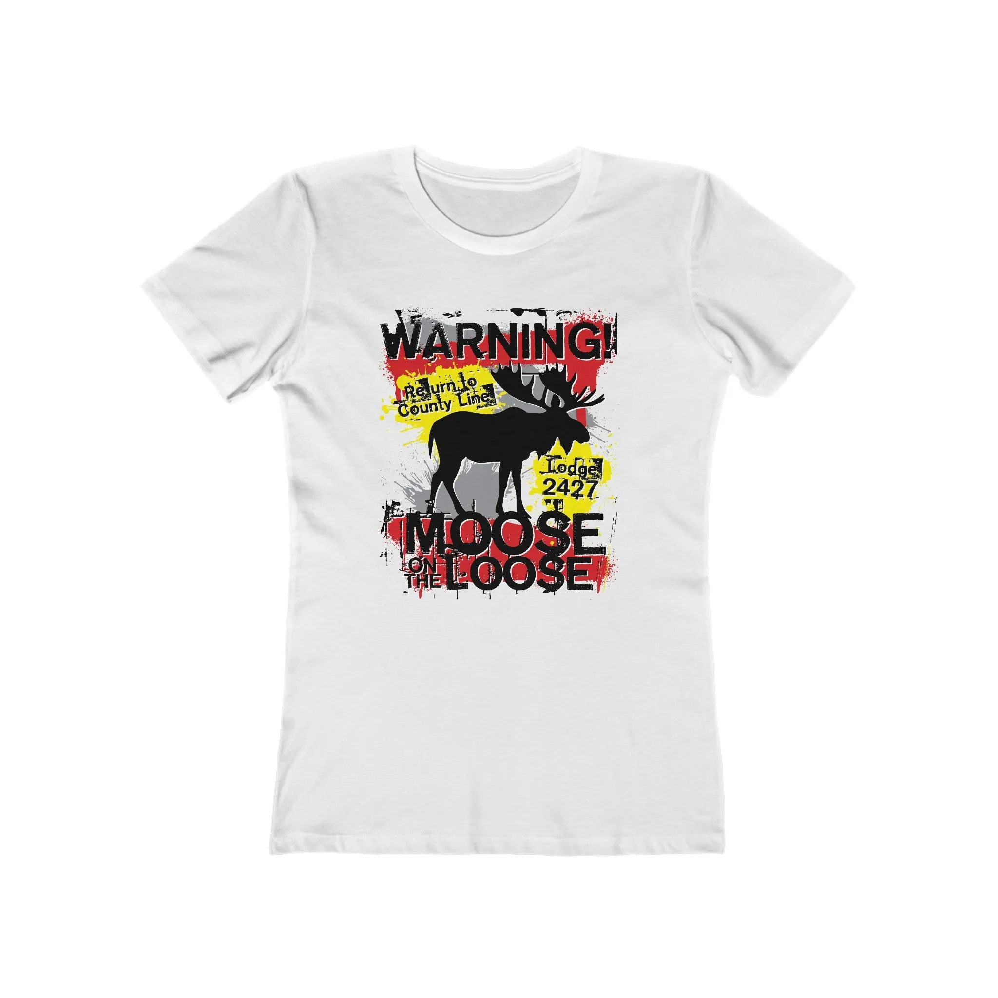 Moose Lodge 2427 - Loose Moose - Women's T-Shirt (Front Print Only)
