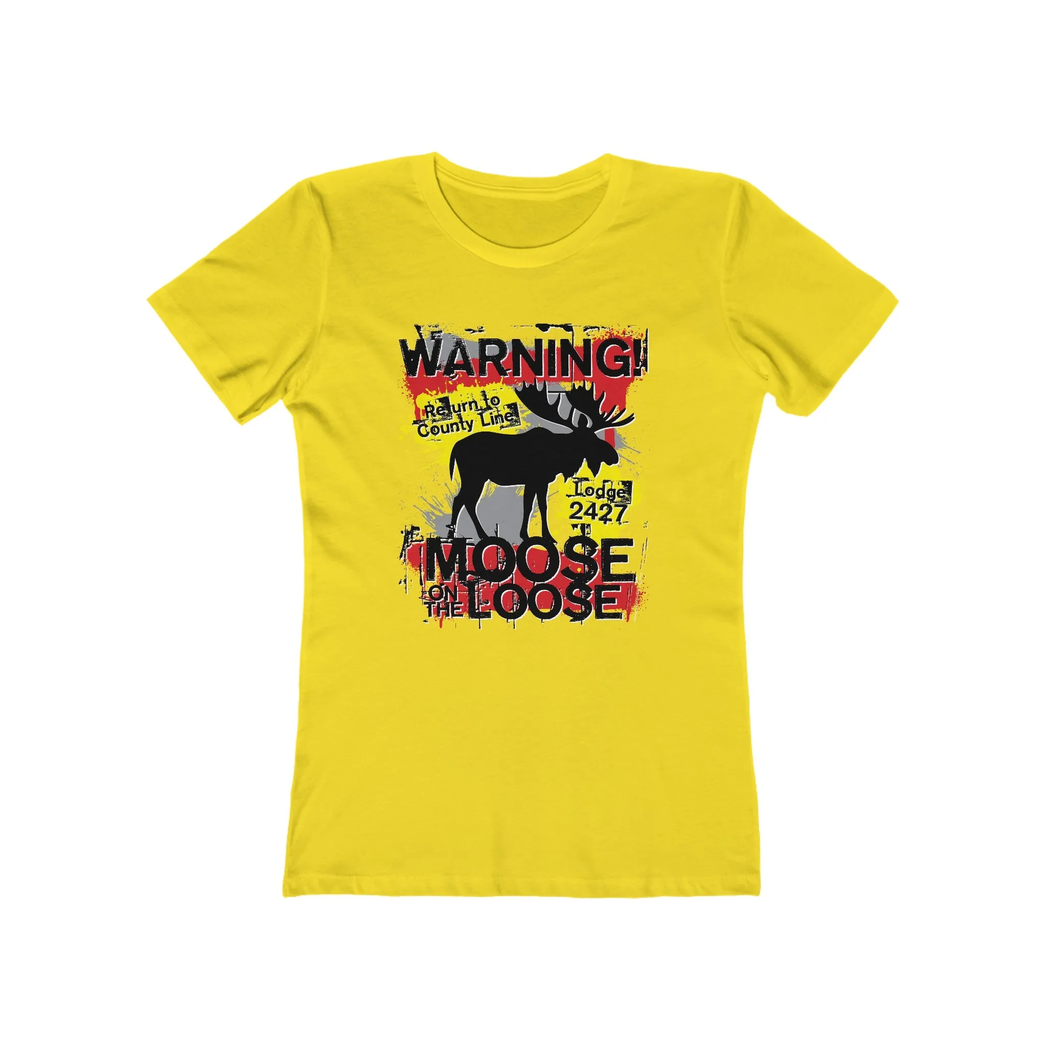 Moose Lodge 2427 - Loose Moose - Women's T-Shirt (Front Print Only)