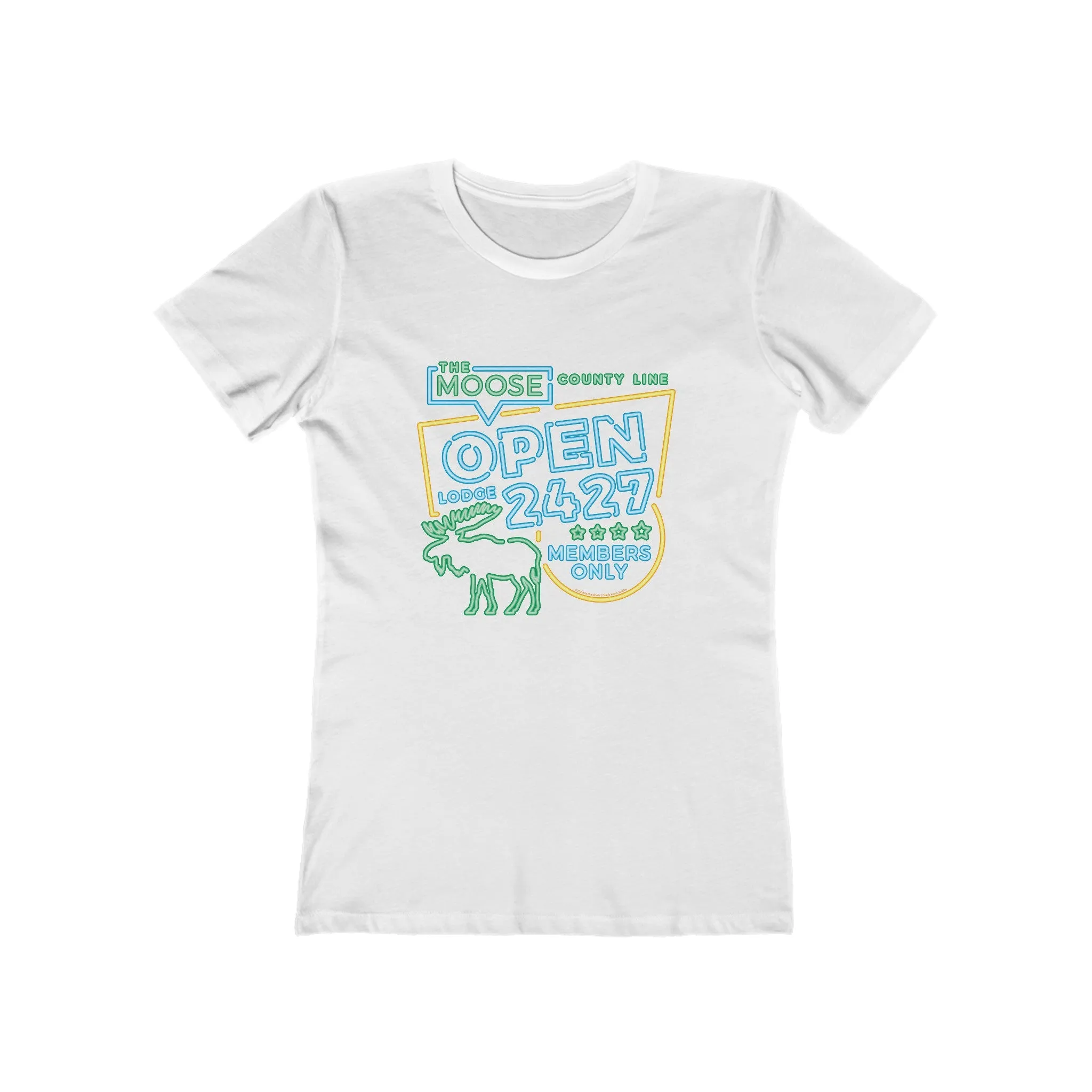 Moose Lodge 2427 - Moose Open 2427 - Women's T-Shirt (Front Print Only)