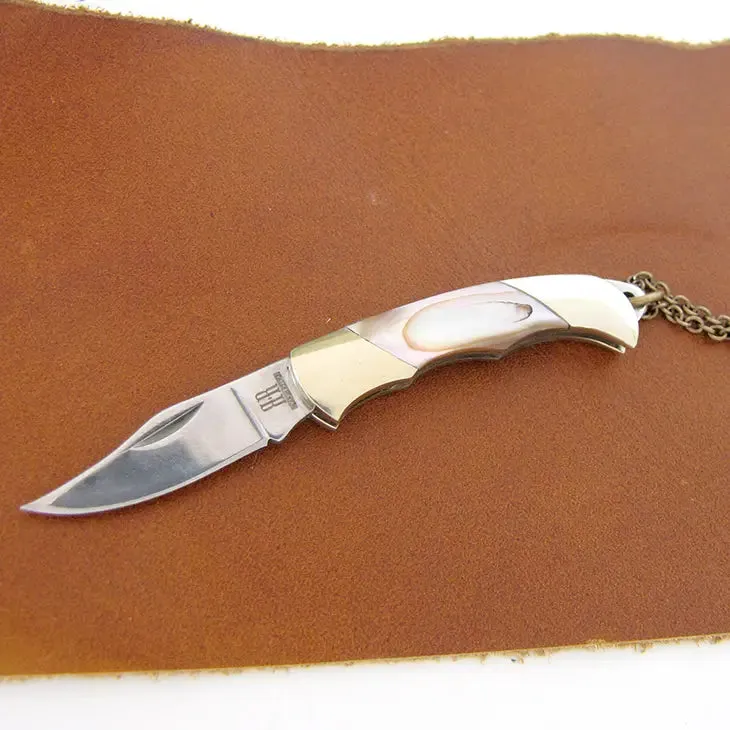 Mother of Pearl Knife Necklace