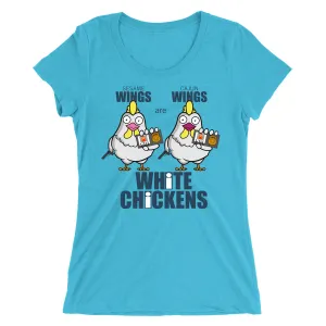 Movie The Food™ "White Chickens" Women's T-Shirt