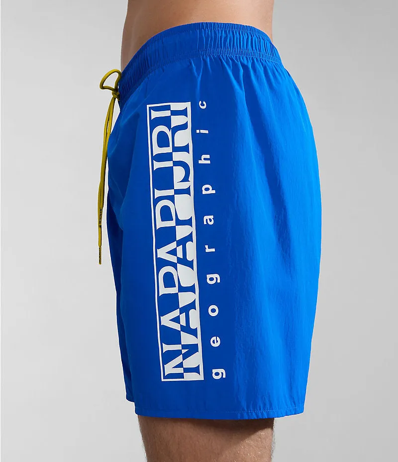 Napapijri Box Swim Shorts Blue Lapis