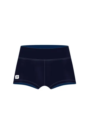 Navy Mystique Wide Waistband Shorts