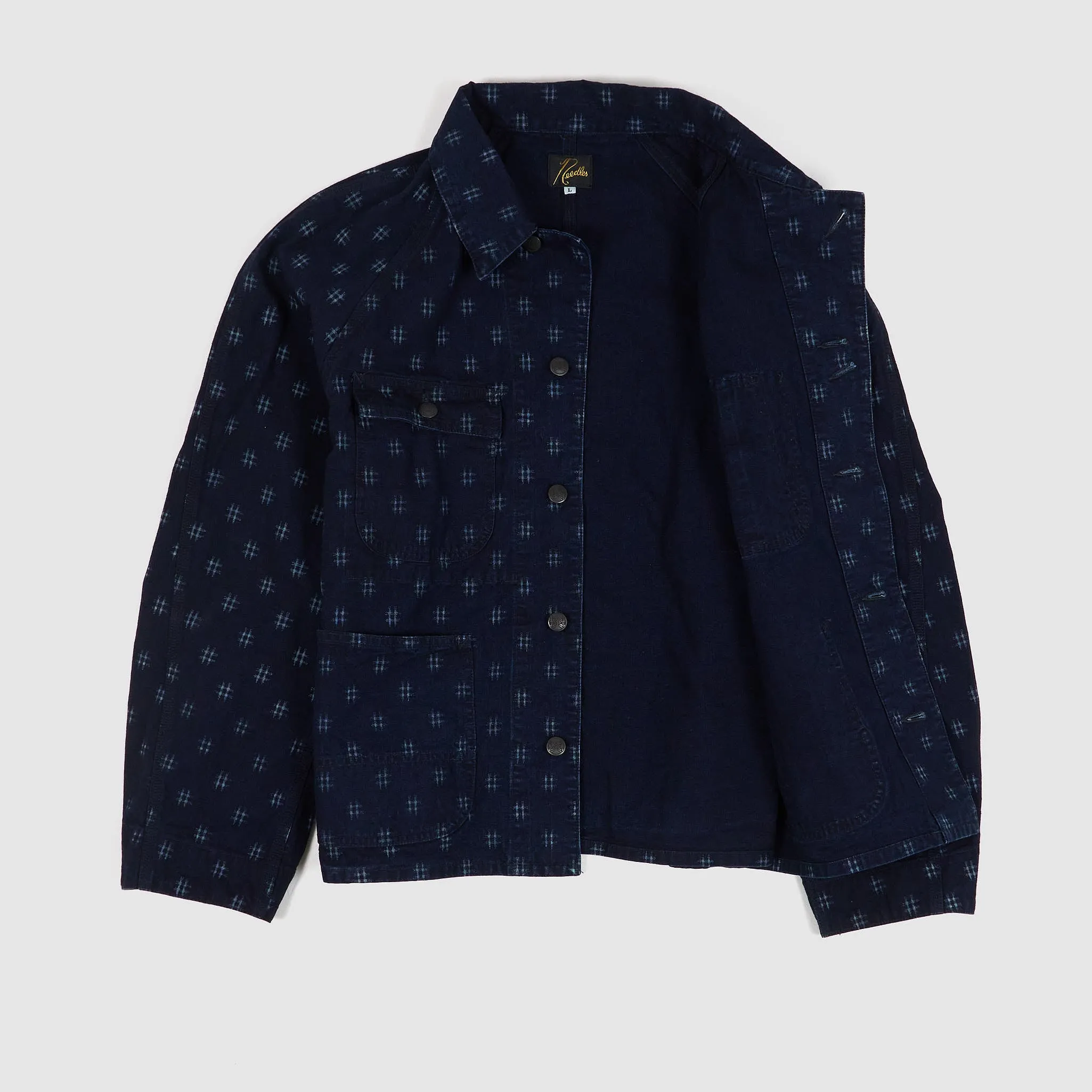 Needles Kasuri Multi Pocket Work Jacket