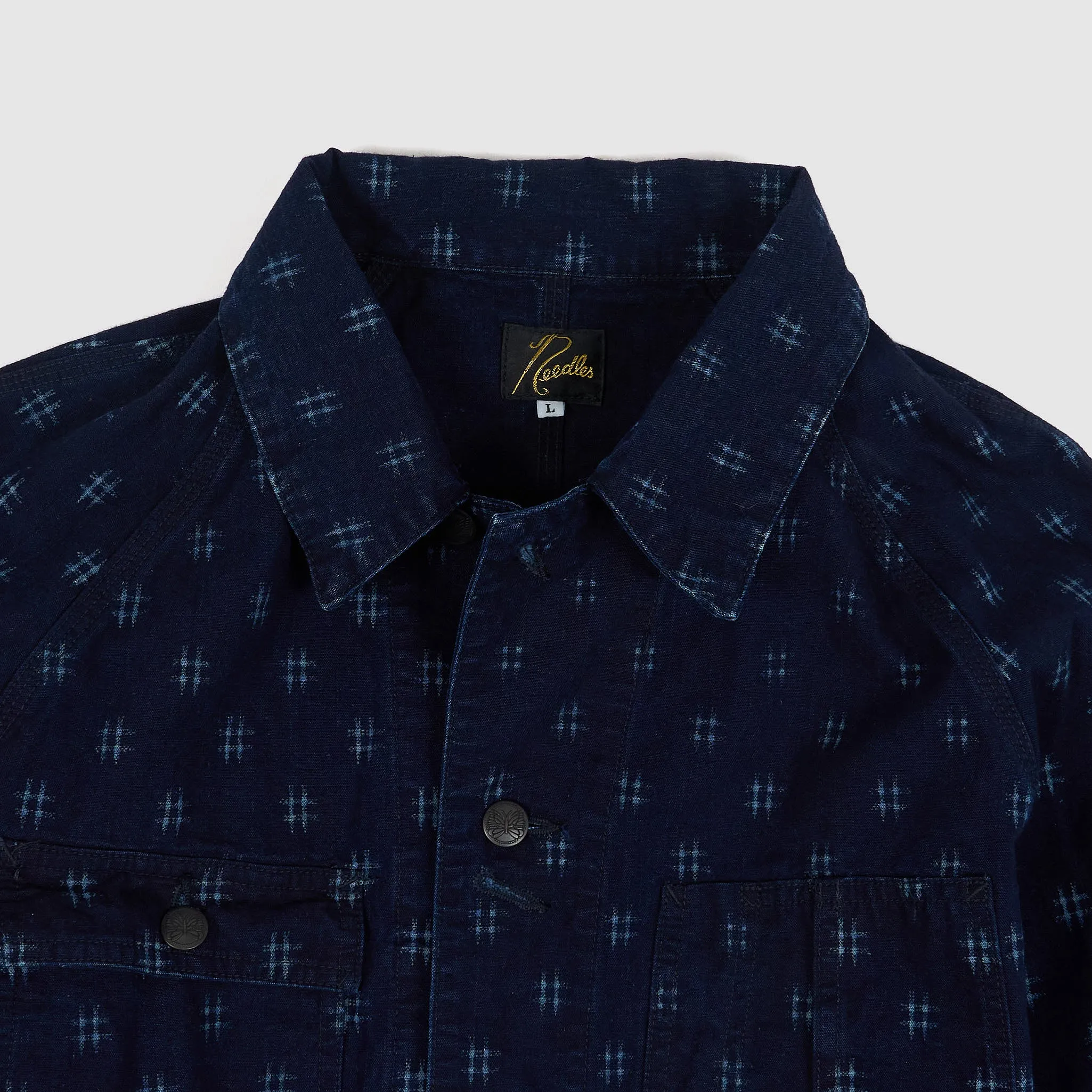Needles Kasuri Multi Pocket Work Jacket