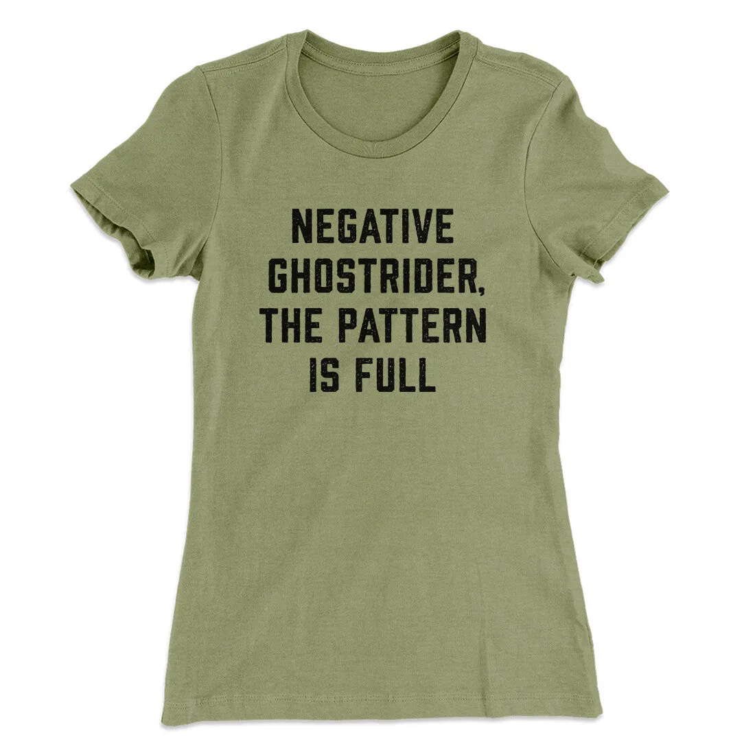 Negative Ghostrider The Pattern Is Full Women's T-Shirt