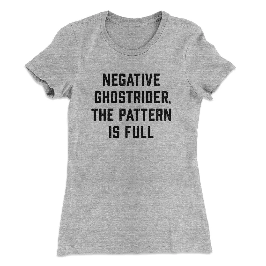 Negative Ghostrider The Pattern Is Full Women's T-Shirt