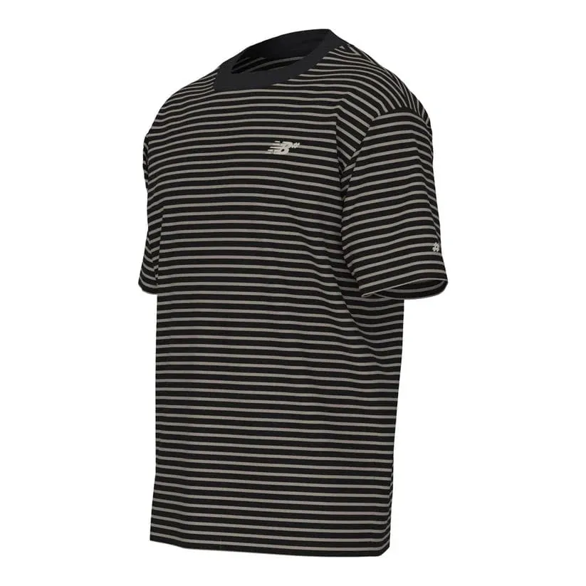 New Balance Numeric Thin Stripe T-Shirt Black