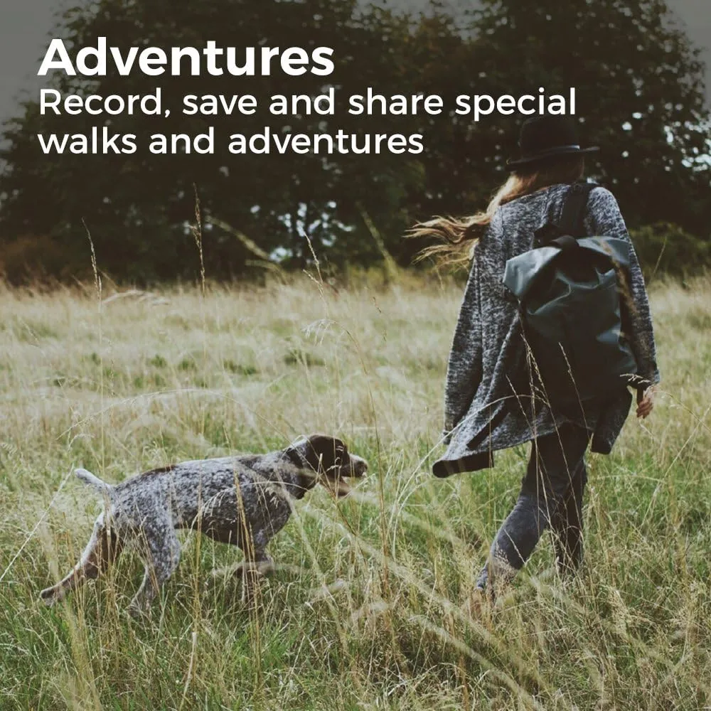 New Link AKC Smart Dog Collar - GPS Location Tracker, Activity Monitor, and More, Large Retails $150 US 