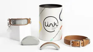 New Link AKC Smart Dog Collar - GPS Location Tracker, Activity Monitor, and More, Large Retails $150 US 
