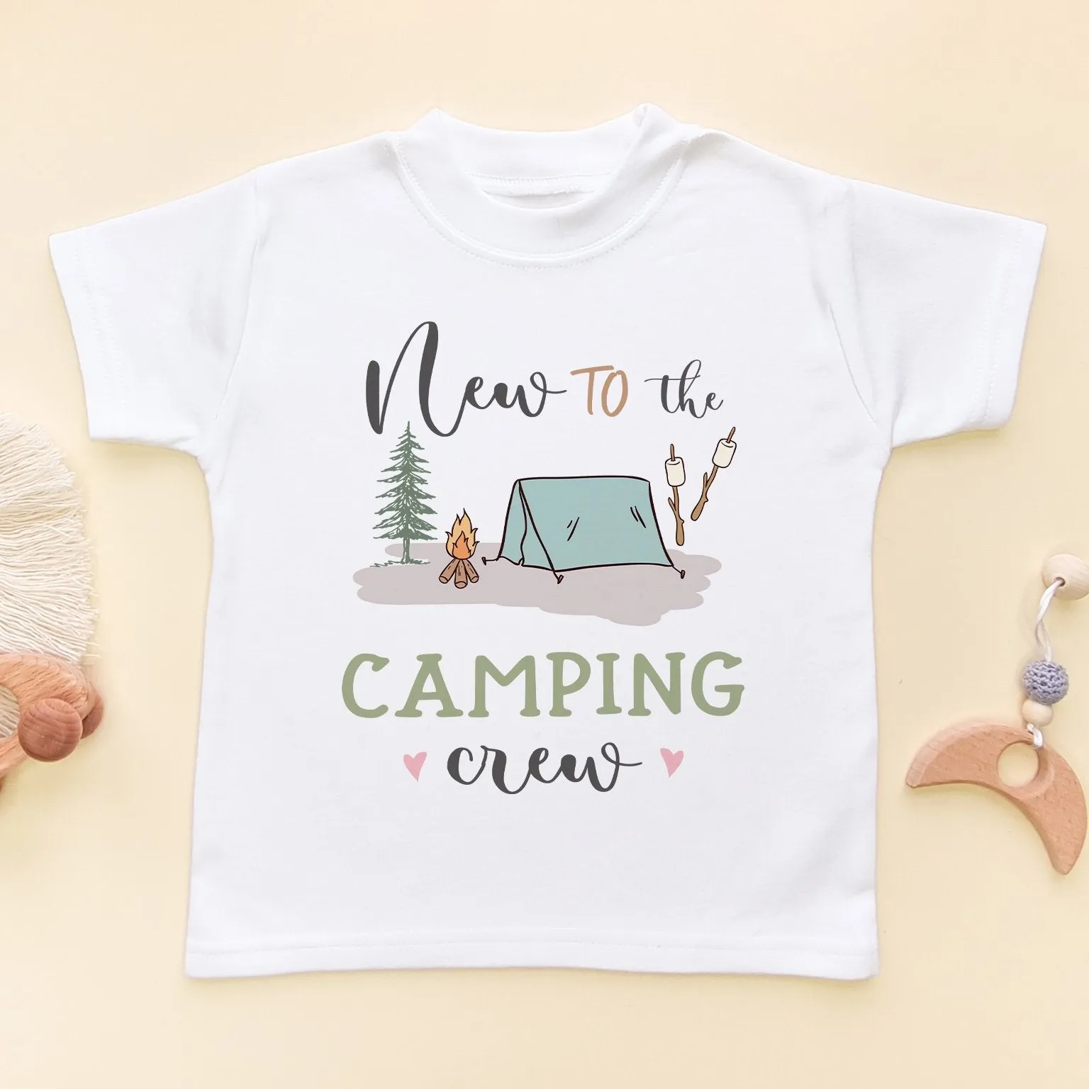 New To The Camping Crew Toddler & Kids T Shirt