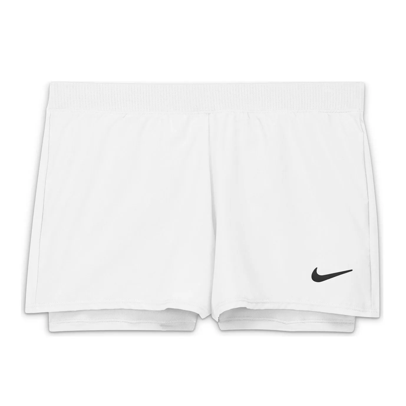 Nike Girls' Dri-FIT Victory Shorts (White/Black)