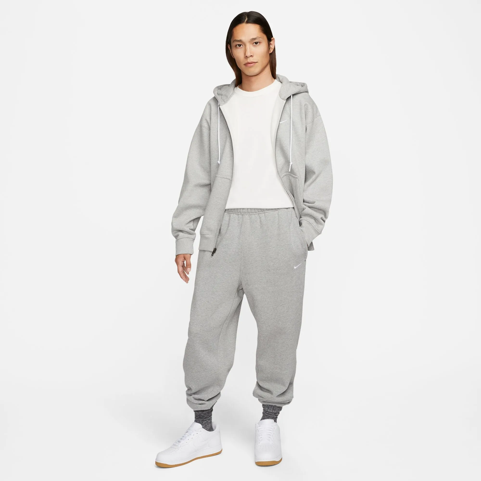 Nike Mens Solo Swoosh Full-Zip Hoodie