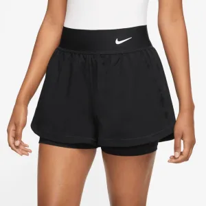 Nike Women's Dri-FIT Advantage Short (Black/White)