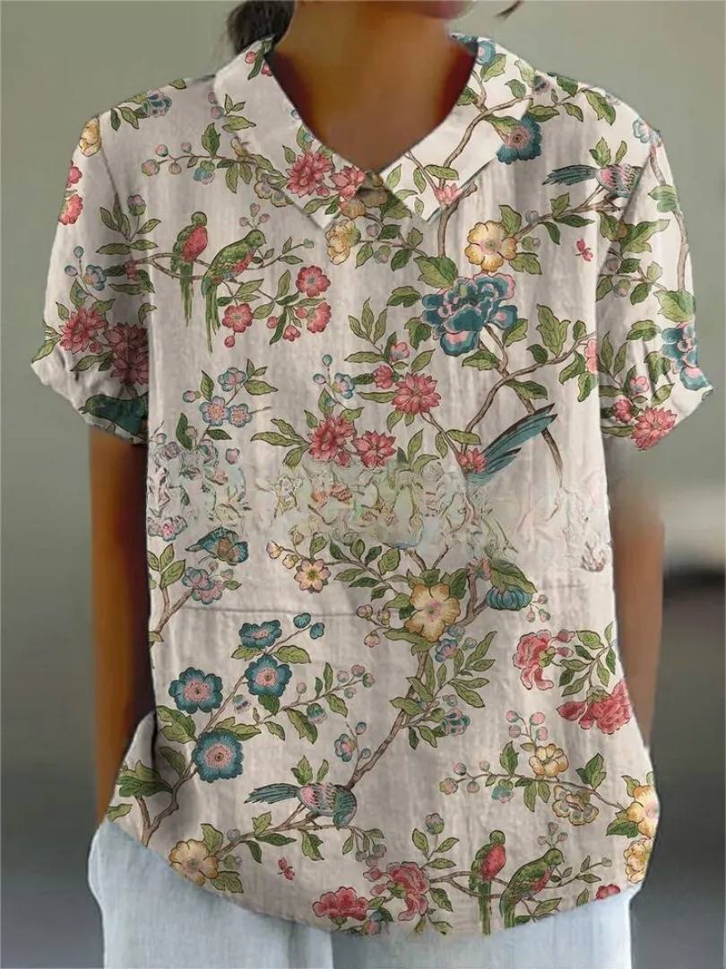 Nina | Relaxed Floral Shirt