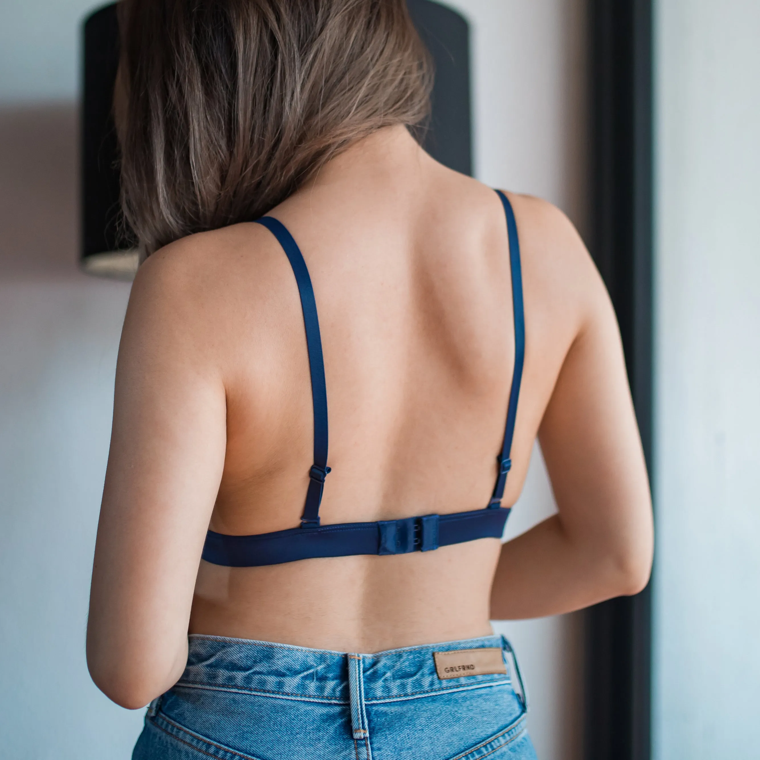 No-Wire Ultra Freedom T-Shirt Bra in Midnight Blue (Size L only)