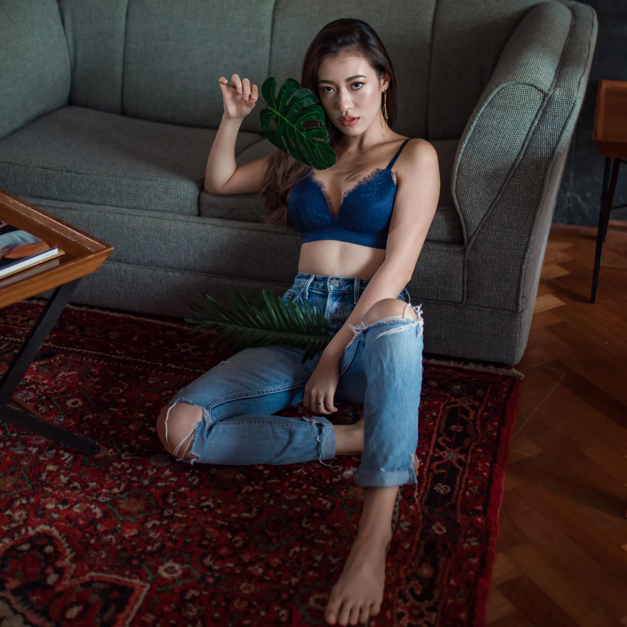 No-Wire Ultra Freedom T-Shirt Bra in Midnight Blue (Size L only)