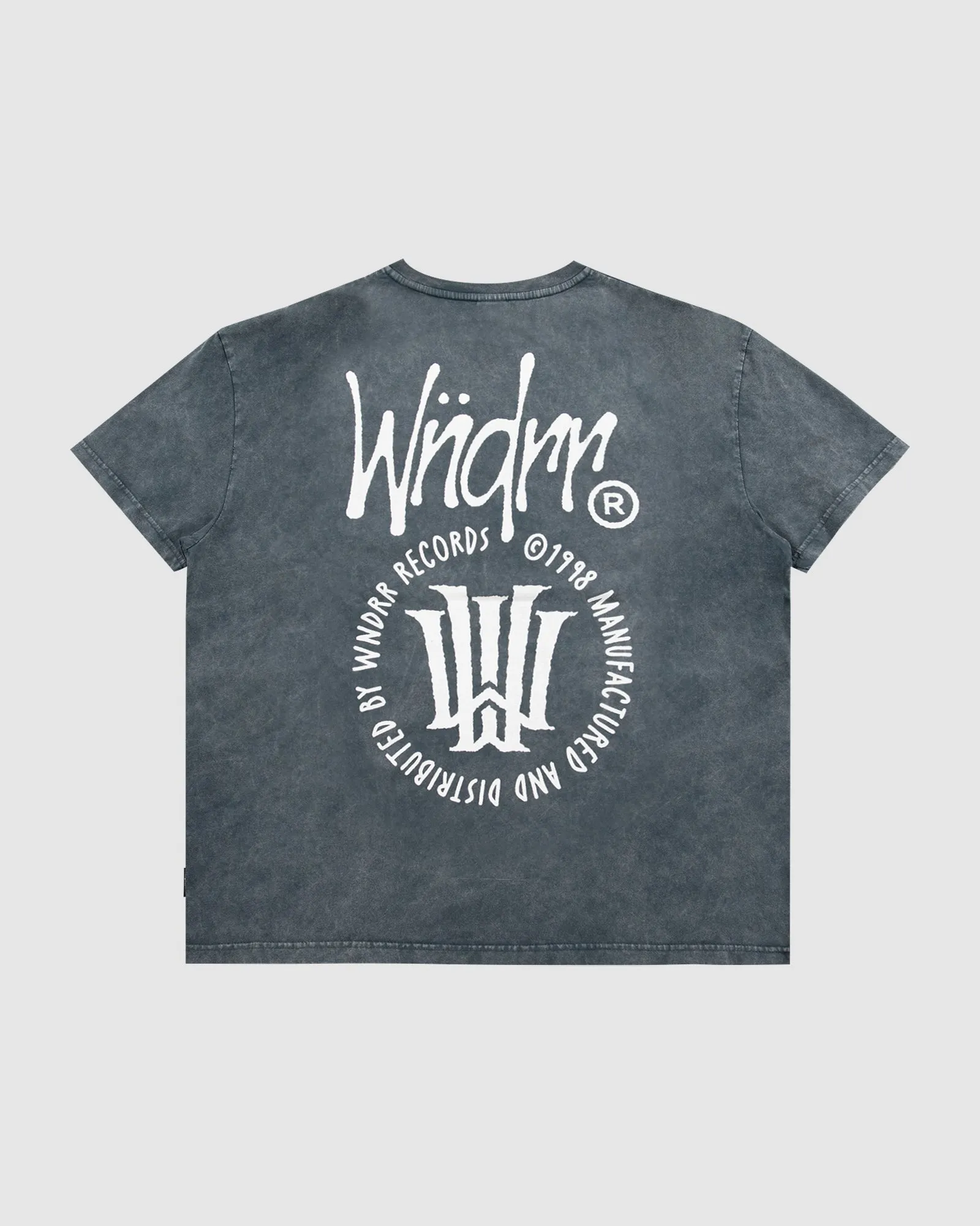 NOISE BOX FIT TEE - WASHED GREY